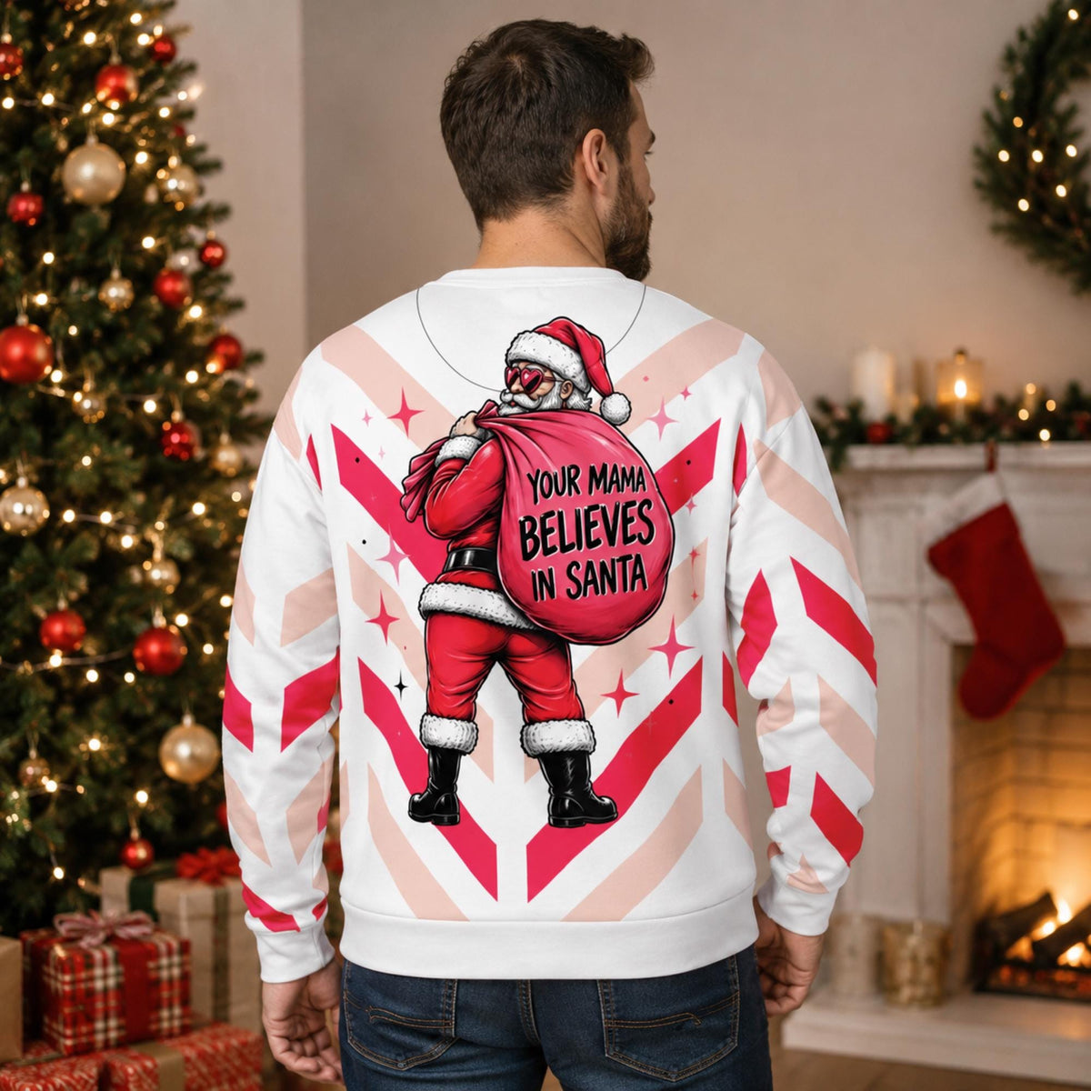Back of the Funny Saying, Ugly Christmas Sweater, Xmas Grinch Shirt, Ugly Holiday Sweater, Xmas Sweatshirt, Family Holiday Sweatshirts, Christmas Party