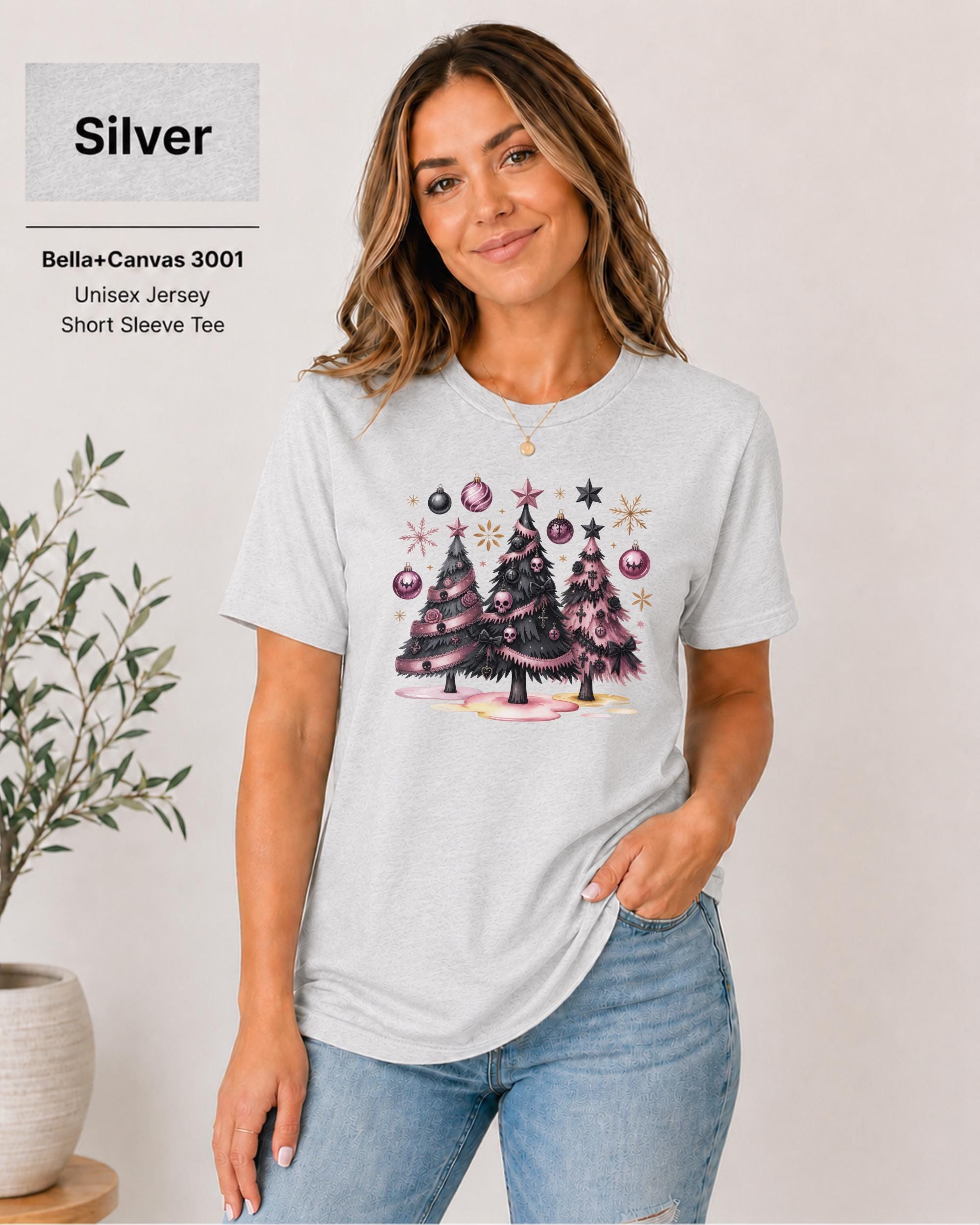 Women's Christmas gift idea with coquette holiday artwork
