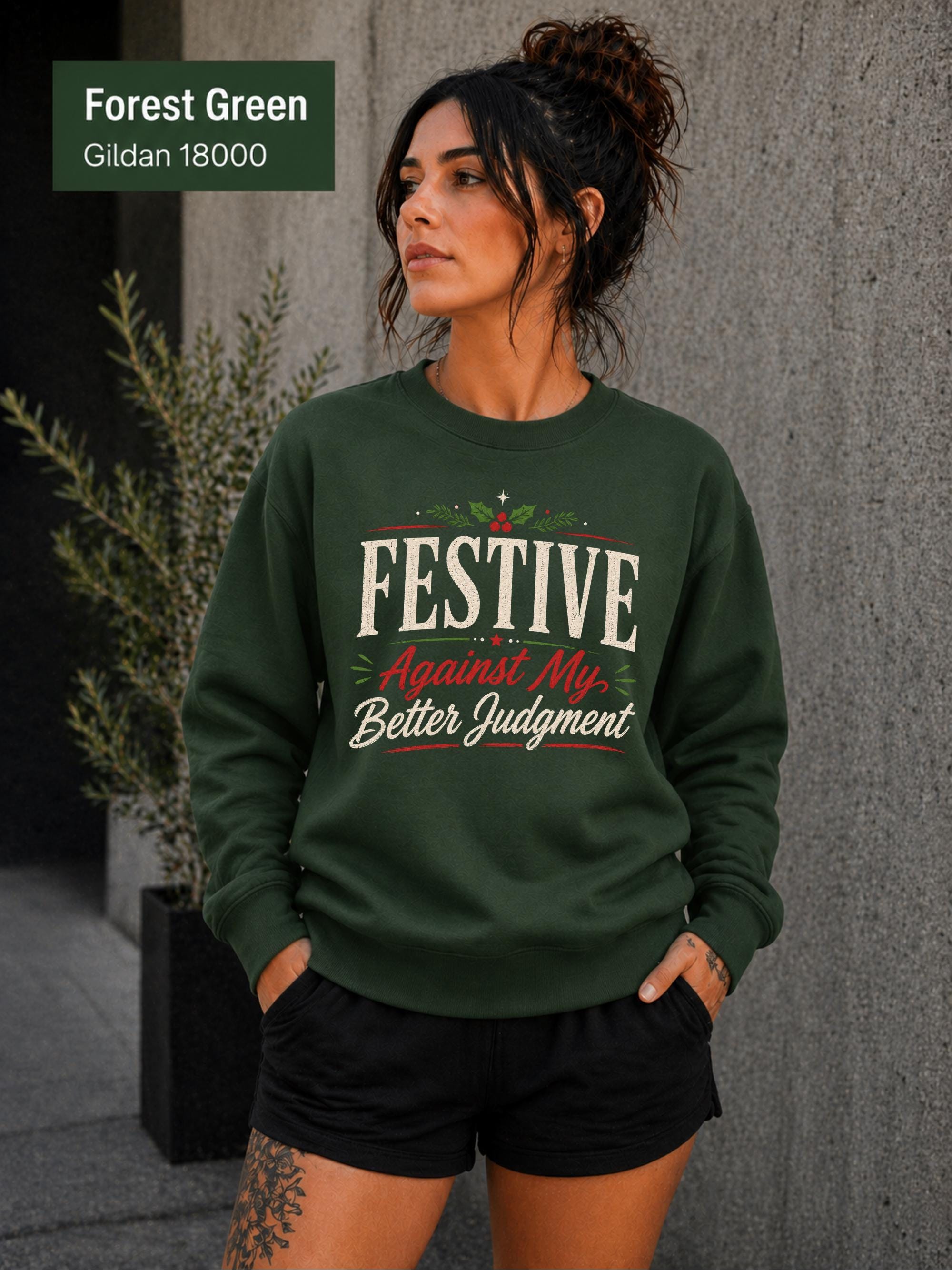 Funny winter gift sweatshirt for moms, dads, coworkers, friends, and Christmas lovers.