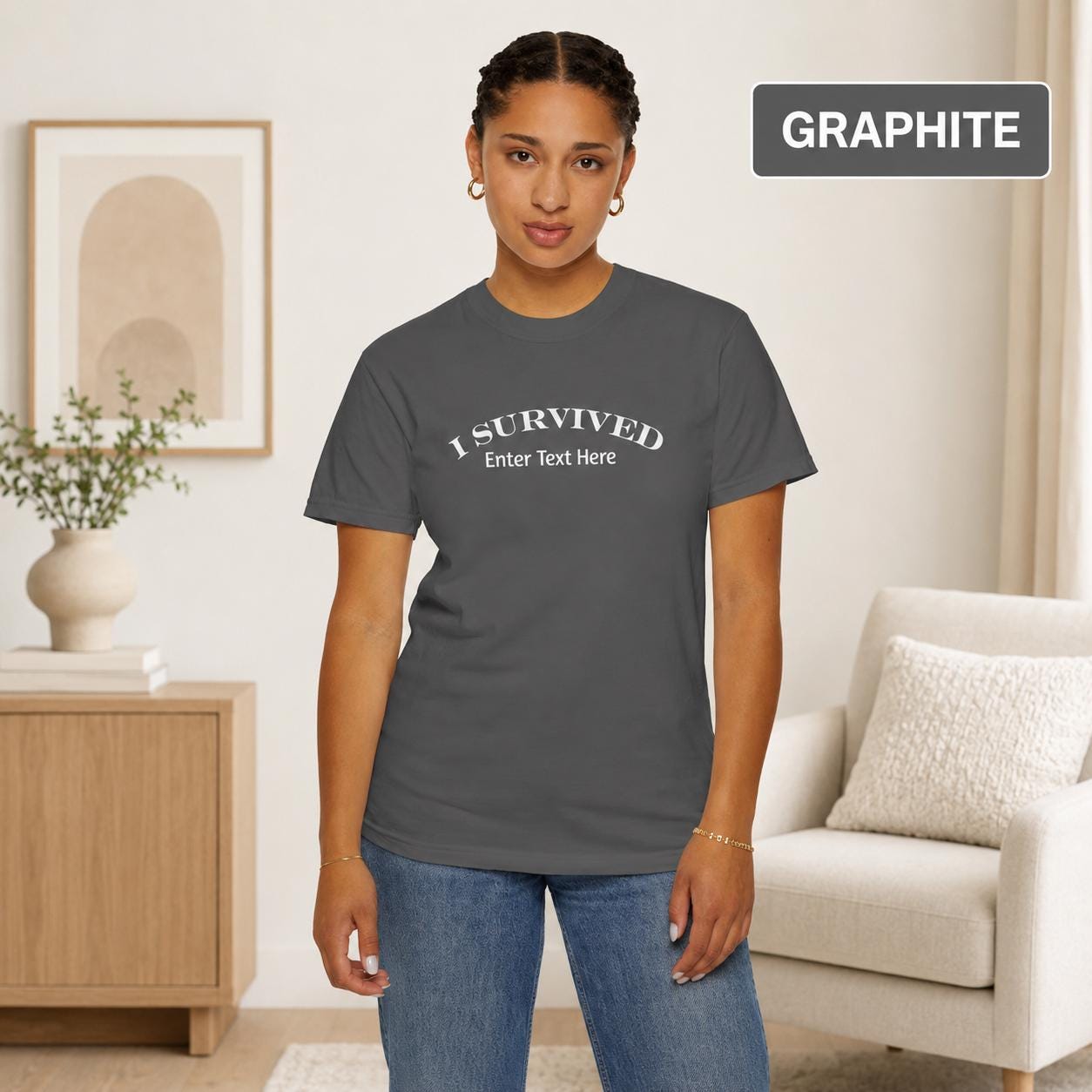 Unique Custom I Survived Shirt - Survivor Gift Idea