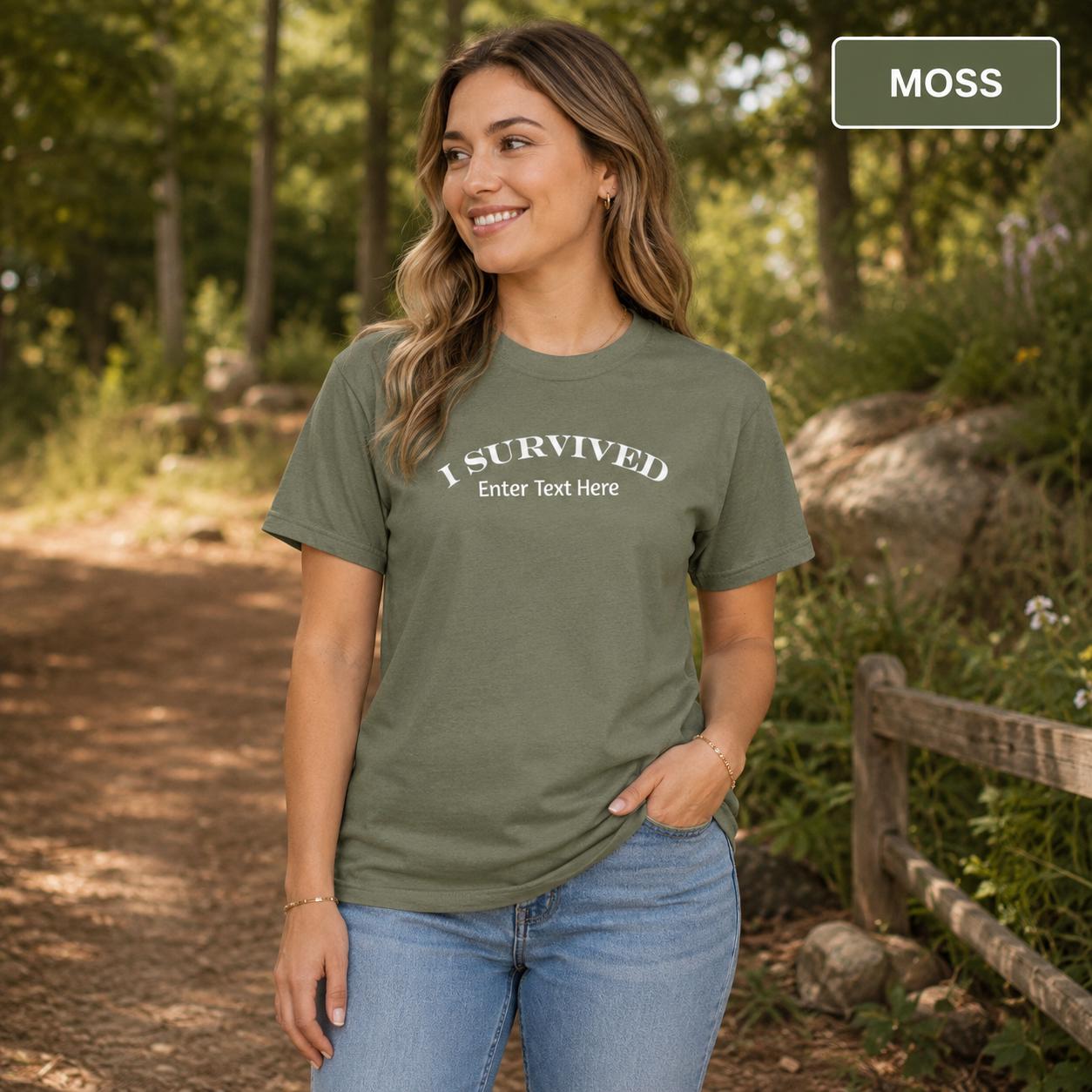 Unique Custom I Survived Shirt - Survivor Gift Idea