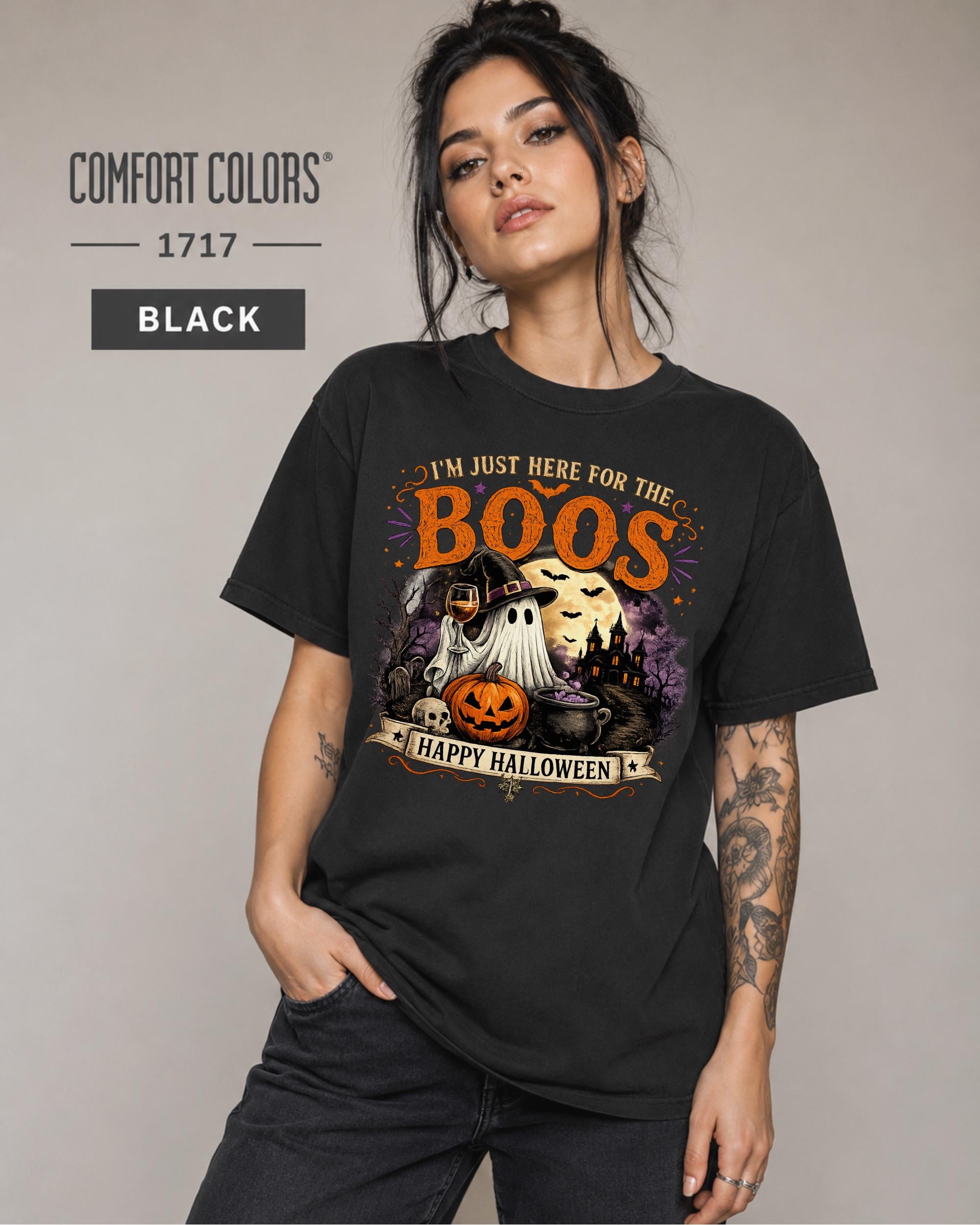 Comfort Colors Halloween gift for sisters, best friends, coworkers, and party hosts.