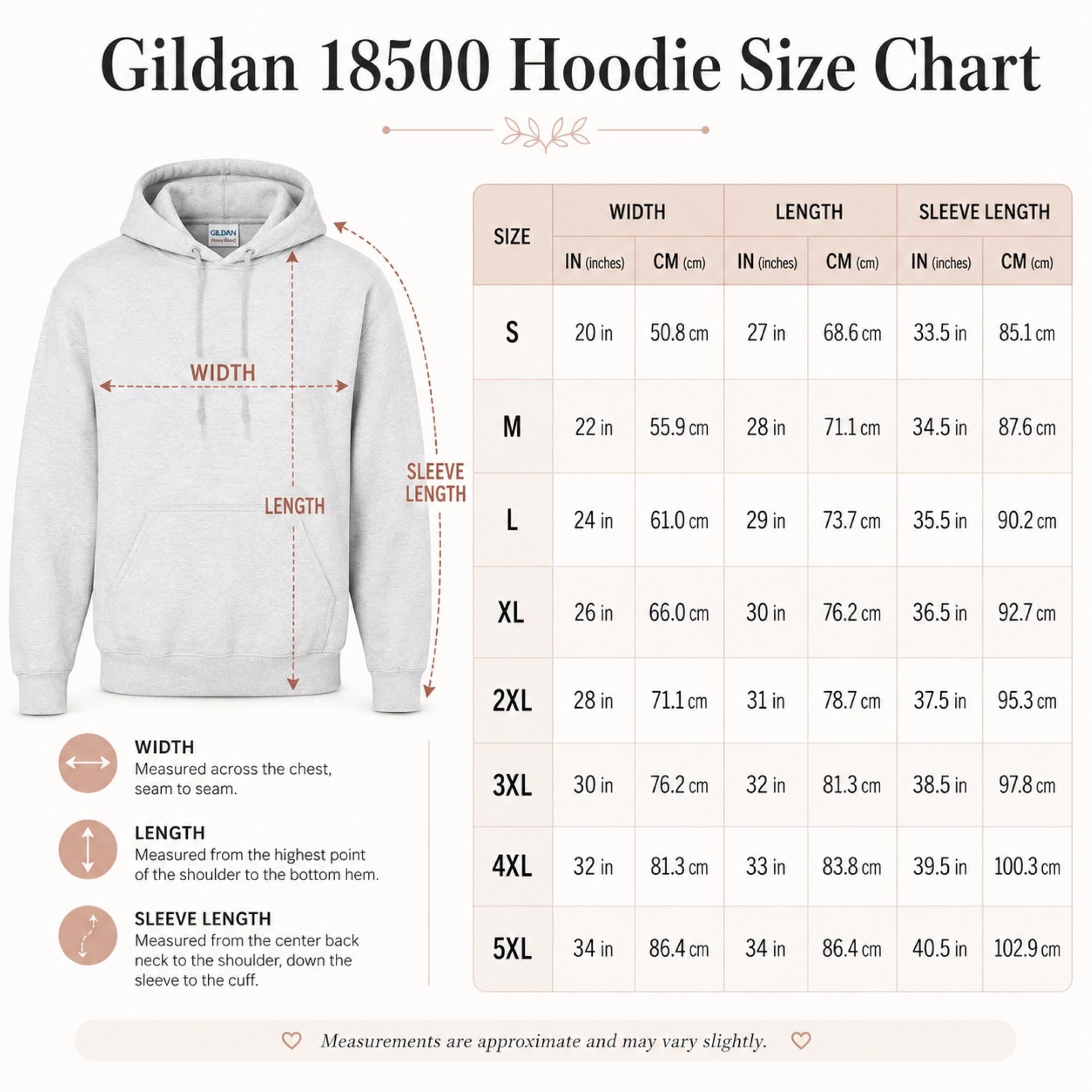 Size Chart for a Grinchy Cat 'You Ain't Gettin' That' Hoodie | Funny Holiday Sweatshirt