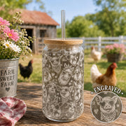 Engraved Farmhouse Tumbler Showcase