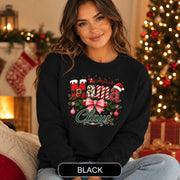 Mama Claus Sweatshirt - Christmas Mama Shirt - Holiday Crewneck Top, Xmas Apparel, Cozy Winter Pullover, Xmas Mom Sweater