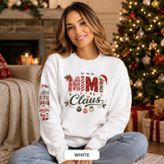 Mimi Claus Christmas Sweatshirt, Grandma Holiday Crewneck, Making Christmas Magic Sleeve Print, Cozy Gift for Mimi