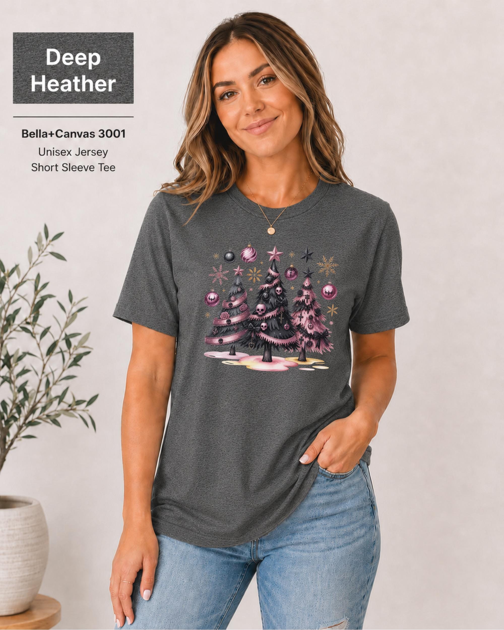 Festive alternative fashion tee for holiday parties
