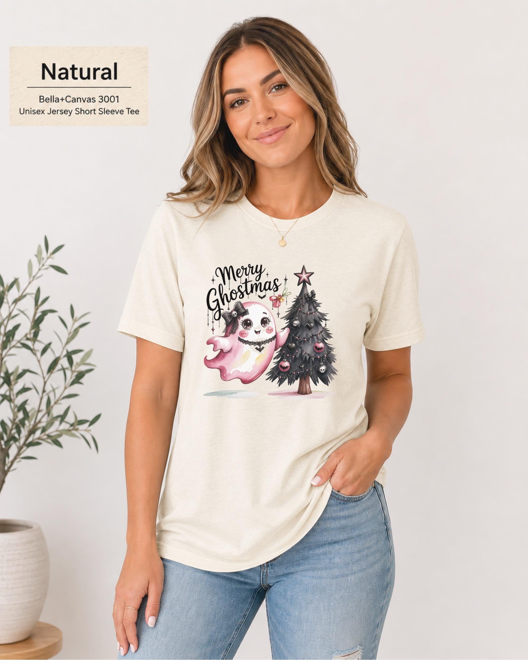 Cute spooky holiday apparel perfect for Christmas parties and winter gatherings.