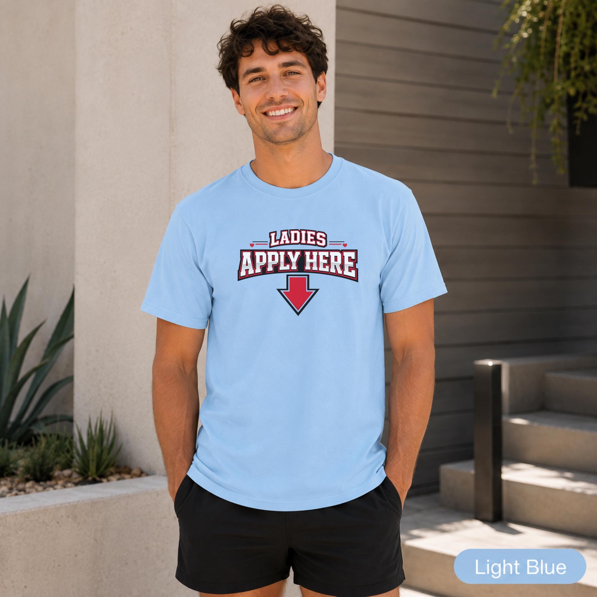 Taking Applications shirt for straight single men seeking a playful conversation starter.