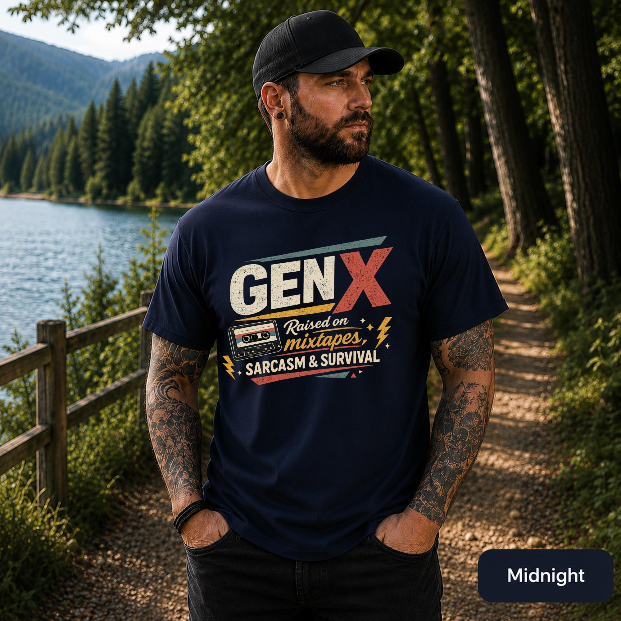 Raised on Mixtapes shirt for Generation X dads, husbands, brothers, and friends.