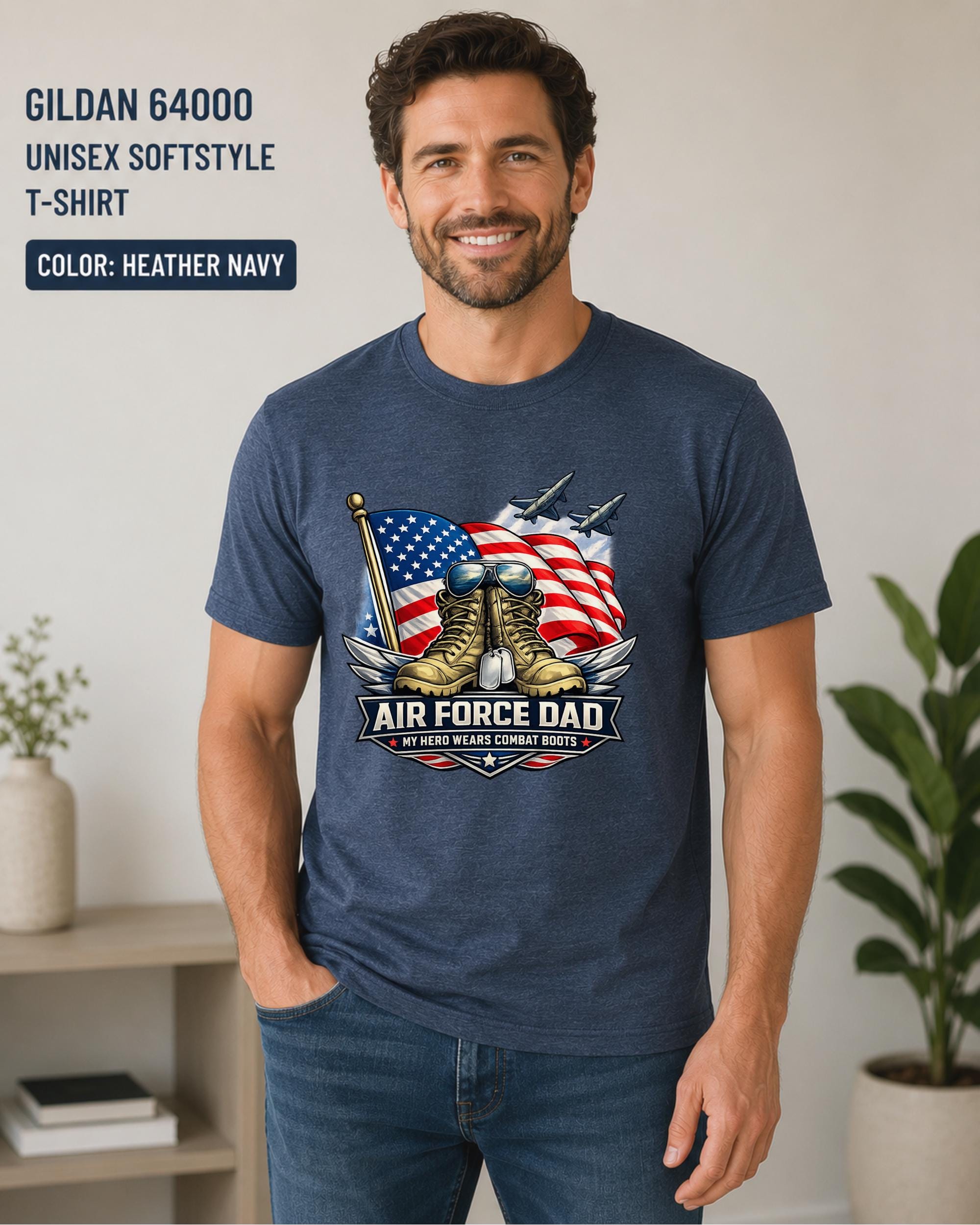 Air Force Dad apparel perfect for Veterans Day and Memorial Day.