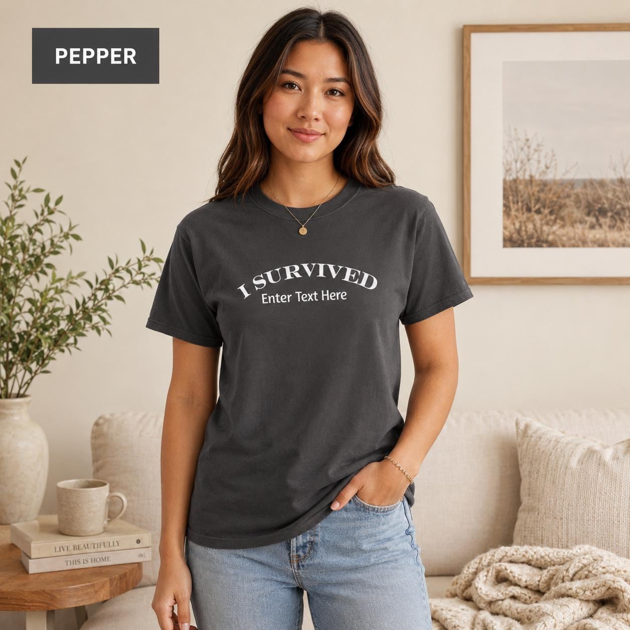 Unique Custom I Survived Shirt - Survivor Gift Idea