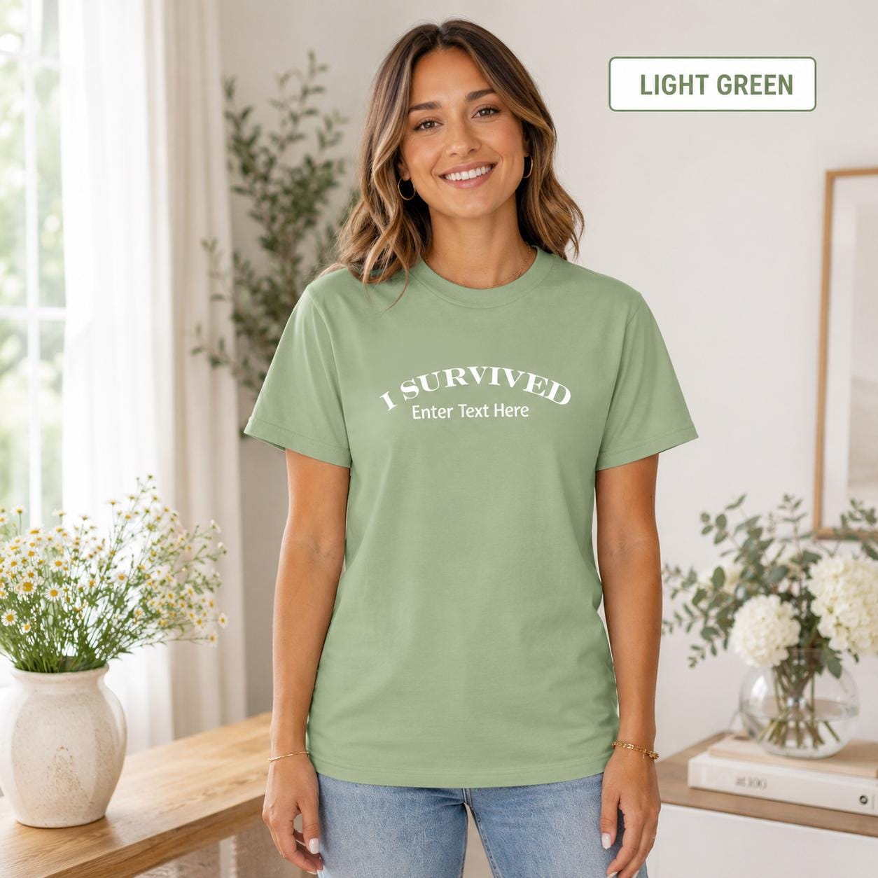 Unique Custom I Survived Shirt - Survivor Gift Idea