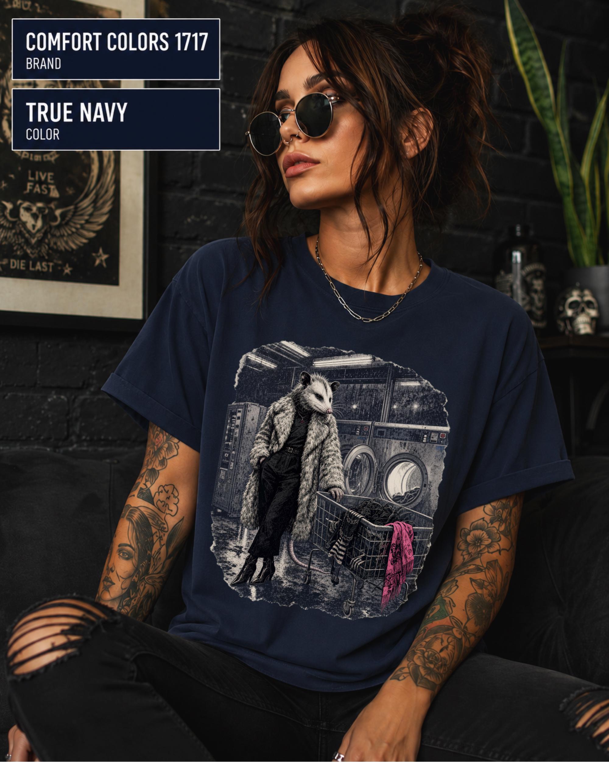 Quirky Comfort Colors tee for thrift shopping, concerts, coffee runs, and casual outfits.