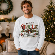 Christmas gift for men featuring cheerful Uncle Claus seasonal artwork.