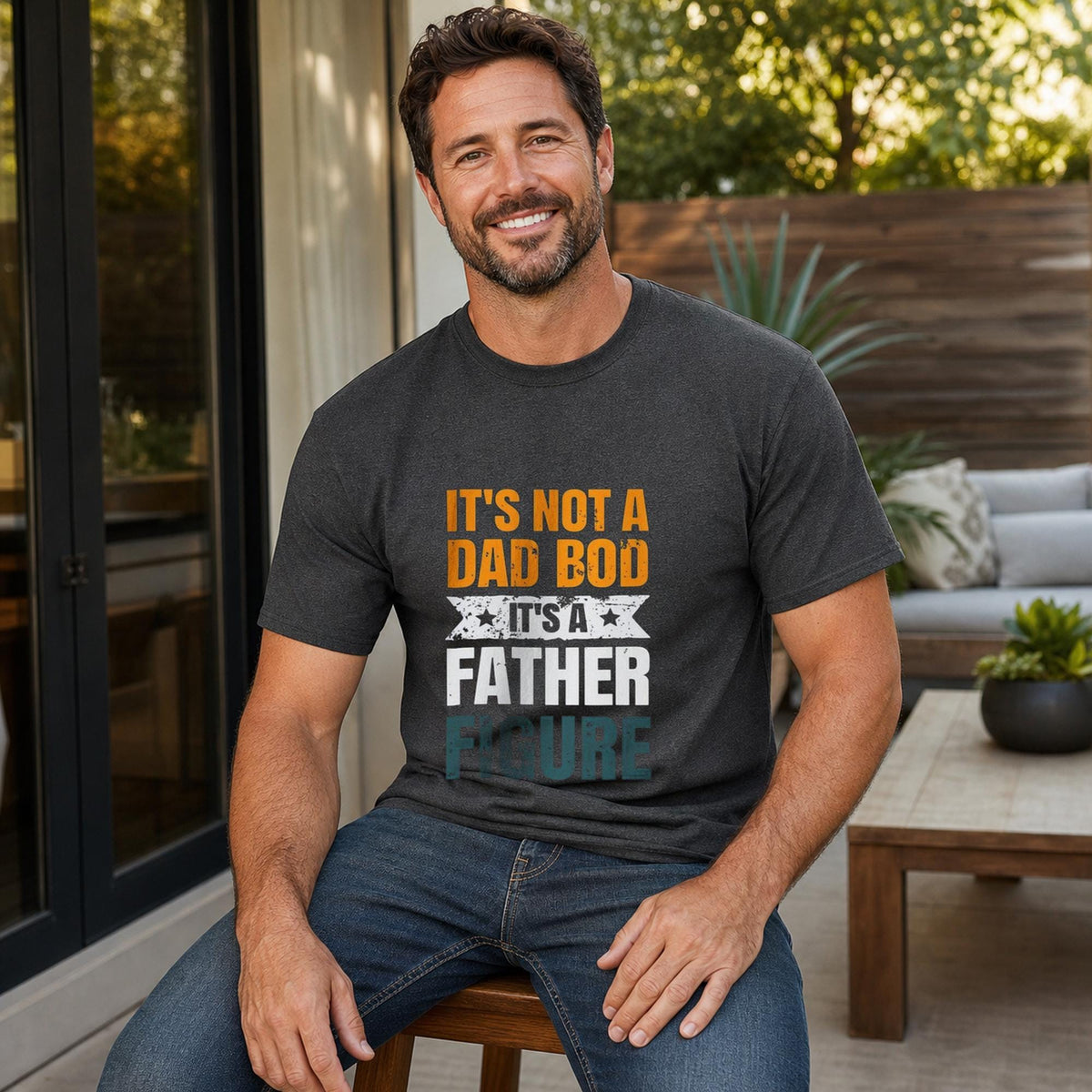 It's Not A Dad Bod - Father Figure Shirt - Funny Dad Gift - Unique Father's Day Tee