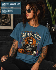 Sarcastic spooky season shirt with Have a Spooky Day or Don’t I Don’t Care wording.