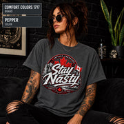 Canadian graphic shirt featuring Strong Roots, True North, and Built by the North wording.